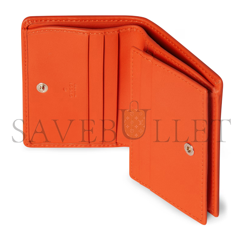 GUCCI GG EMBLEM SMALL WALLET 820692 (11*8.5*3cm)